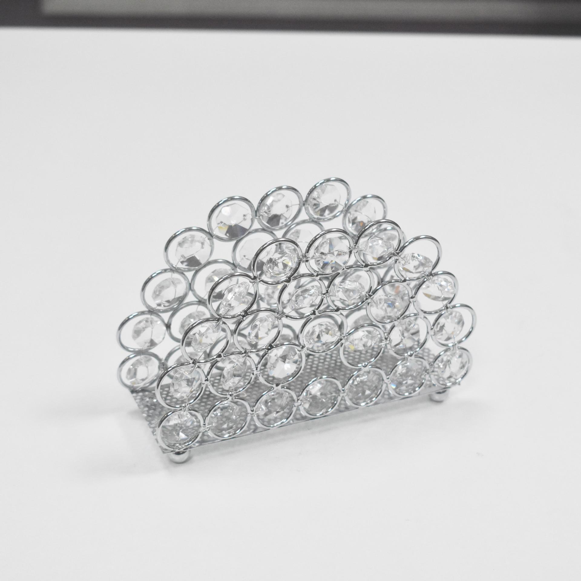 

Nordic Gold Crystal Oval Vertical Tissue Holder for Restaurants, Hotels, and Clubs