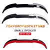 Spoiler für Ford Fiesta MK8 8.5 ST 2018-2022 Heckverlängerung Kleiner Flügel Heck ABS Hochglanz Schwarz Carbon-Stil Autozubehör