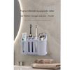 Wall Mounted Toothbrush And Toothpaste Holder Flexible Suction Cup Bathroom Holder for Razors Comb Small Item Organizing