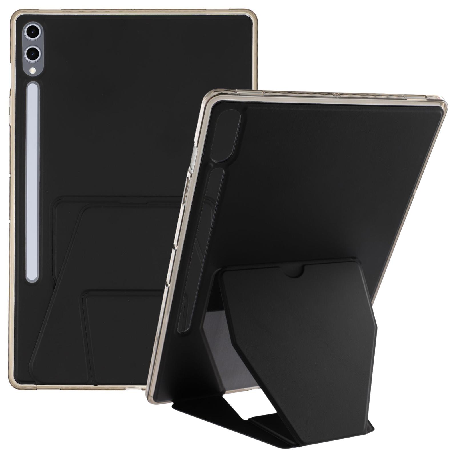 

Tablet Case For Samsung Galaxy Tab S10+/S9 FE+/S9+ TPU PU Leather Kickstand Cover Black