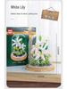 Micro Particle Building Blocks: Sunflower and Rose Bouquet for Valentine's, Qixi, Teacher's Day, and Christmas.