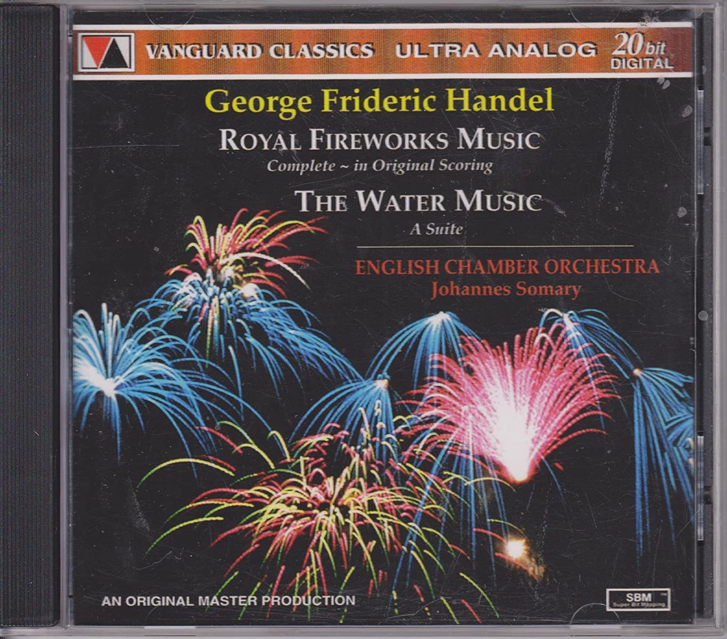 

CD HANDEL, SOMARY; ECO - Royal Fireworks / Water Music OVC4017 US Classical Used