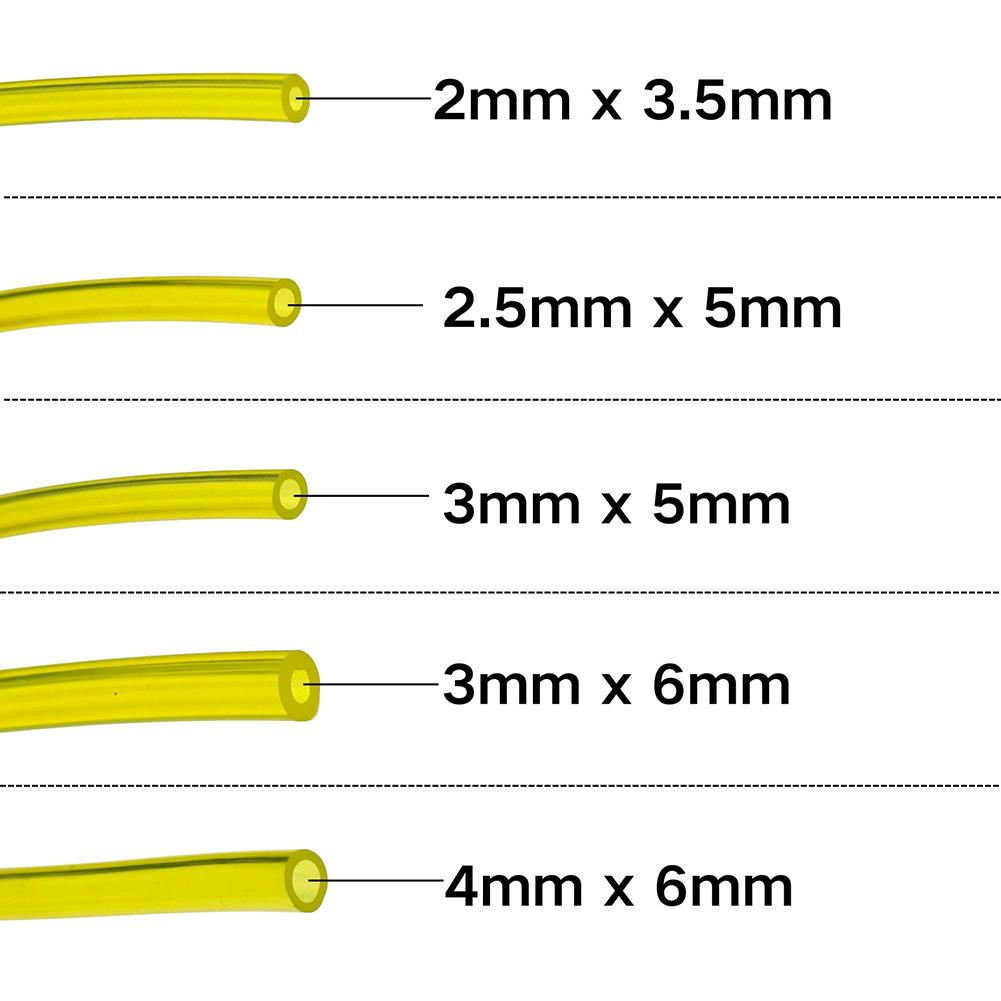 5pcs Petrol Hose Set PU Fuel Hose Fuel Line For Chainsaw Lawn Mower Leaf Blowers Small Engines Garden Power Tool Accessories