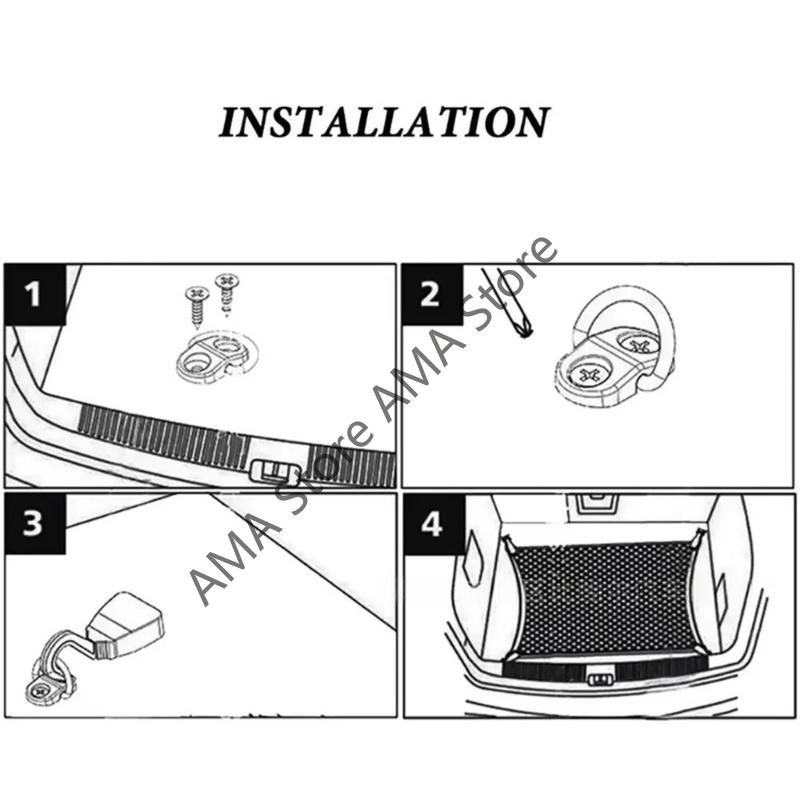 X7JF D Rings for Trailers Cargo Net FixingTrailer Tie Down Rings, 55lbs Fixing D Rings,Trailer Tie Down Anchors