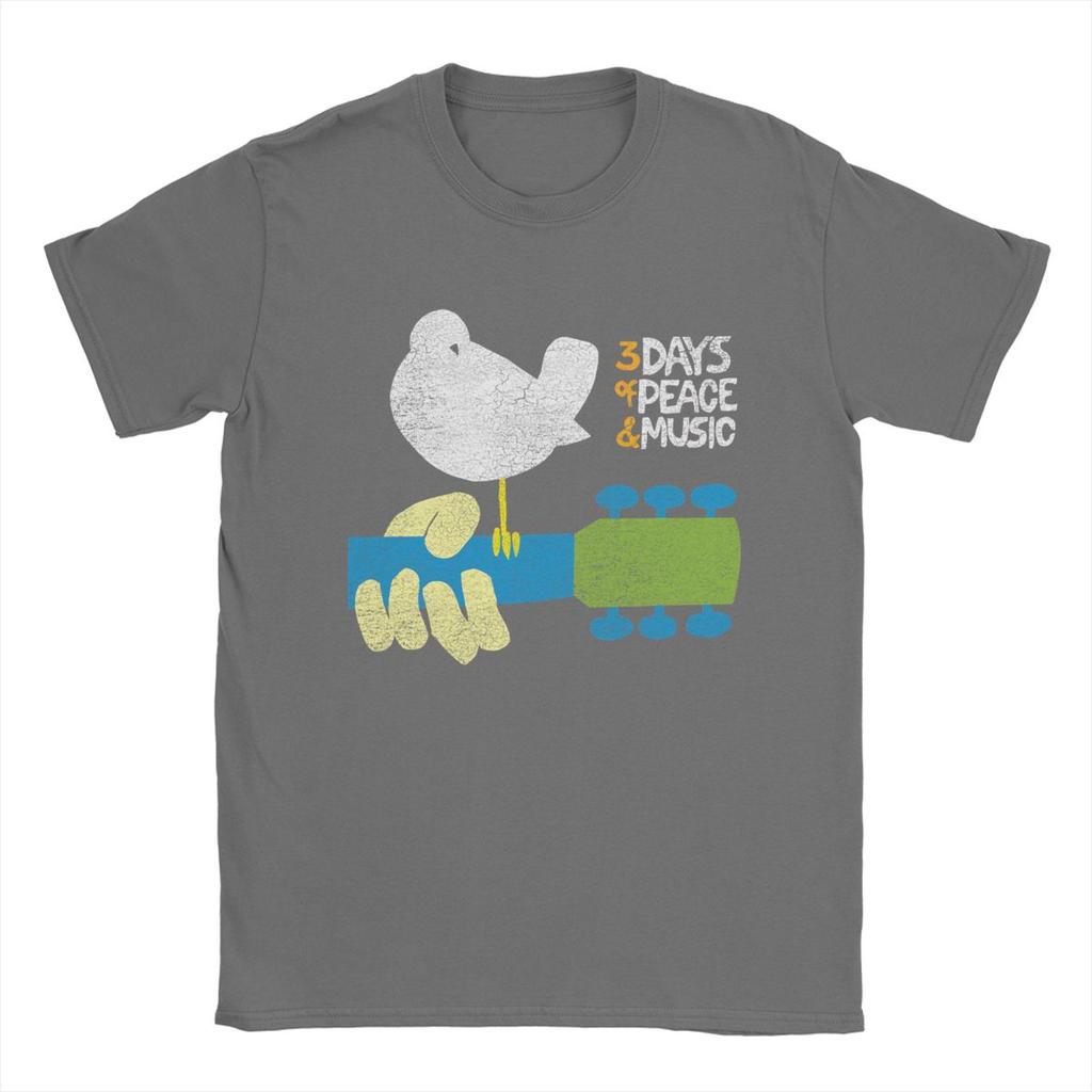 Woodstock Perched T-Shirt for Men Amazing Pure Cotton Tees Crew Neck Short Sleeve T Shirts Party Clothing