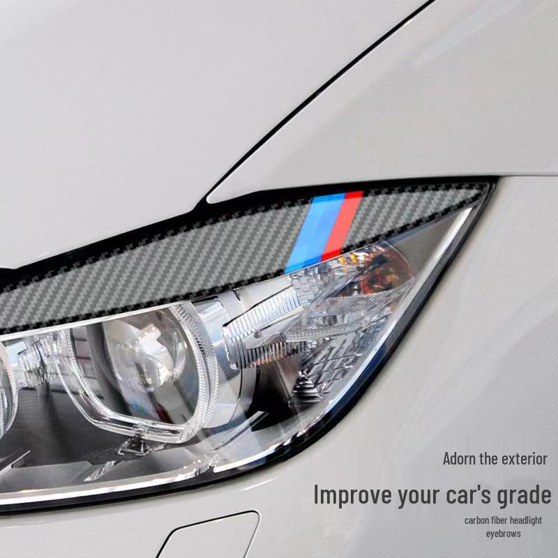 BMW 3er F30 Kohlefaser Scheinwerferaugenbrauen Zierleisten