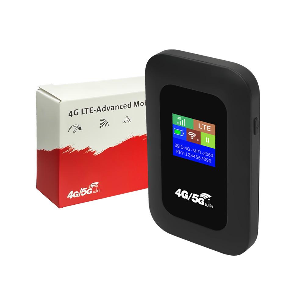 4G Portable MIFI LTE Router with Color Screen & SIM Card Slot for Wireless WiFi Connectivity