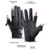 Getinfit Anti-Slip Fishing Gloves Winter Outdoor Thickening Wear-Resistant Flip Fingers Fishing Cycling Rock Climbing Gloves