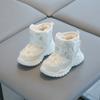 Fashion 2024 Winter New Children Snow Boots Girls Soft Warm Short Boots with Thick Fur Princess Shoes Retro Cotton Shoes Baby Boots