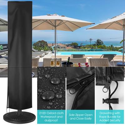 Parasol Cover Outdoor Patio Waterproof Anti-UV Umbrella Protector Covers Garden Sun Protection Large Oxford Cloth Thicken