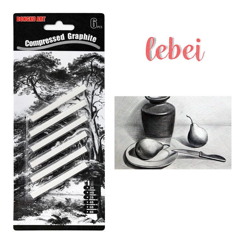 

Cross-Border Sketch Charcoal Pen: Soft, Medium, Hard HB, Square Bar, White Highlight, Clear Layers – Perfect for Plein Air Portraits & Doodles