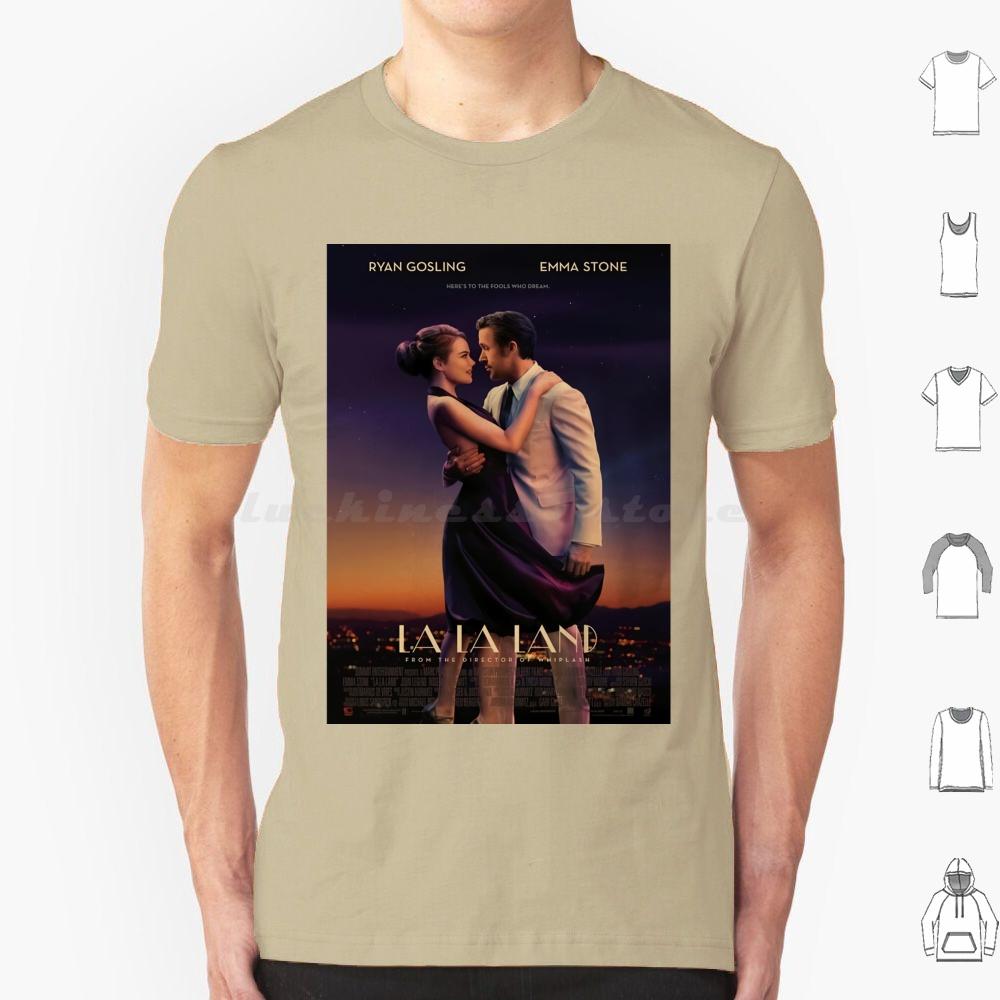 La La Land Movie T Shirt 6xl Cotton Cool Tee Movie Drama Love Romance La La Land Stone Ryan Gosling Film Musical La Movies