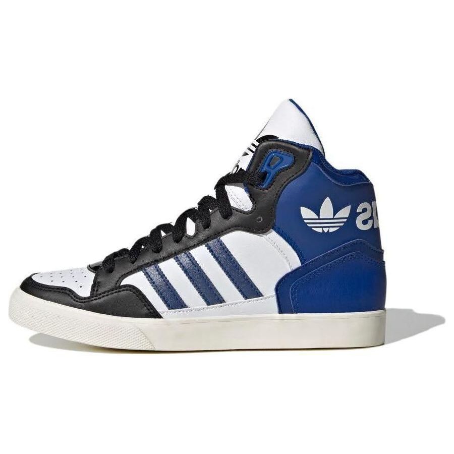 Adidas Originals Extaball Up Versatile Waterproof High-Top Skate Shoes Unisex Sneakers Blue ID1133