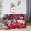 VOX H-Hazbin Hotel Alastor Game Flannel Blankets  Super Soft Throw Blanket for Home Decor Office Print Bedspread Sofa Bed Cover