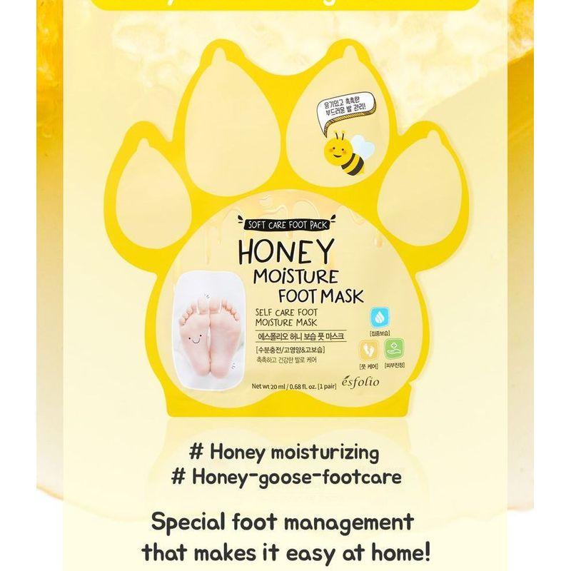 esfolio - Honey Moisture Foot Mask Set