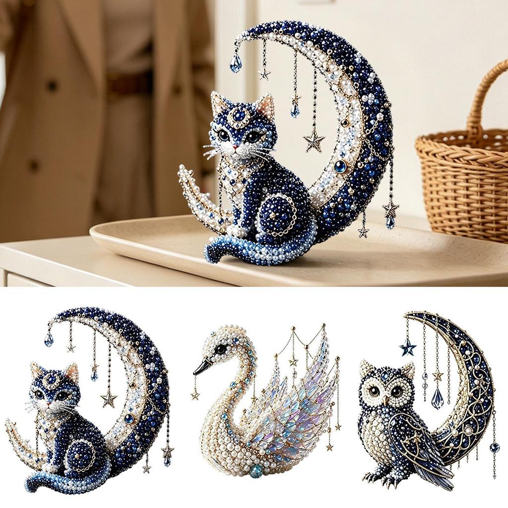 Zestawy do tworzenia biżuterii 3D Zwierzęta DIY Zestaw do koralikowania Rękodzieło Koralikowanie Aktywność z pełnym zestawem materiałów Dla dorosłych Hobbystów Entuzjastów Rodzina