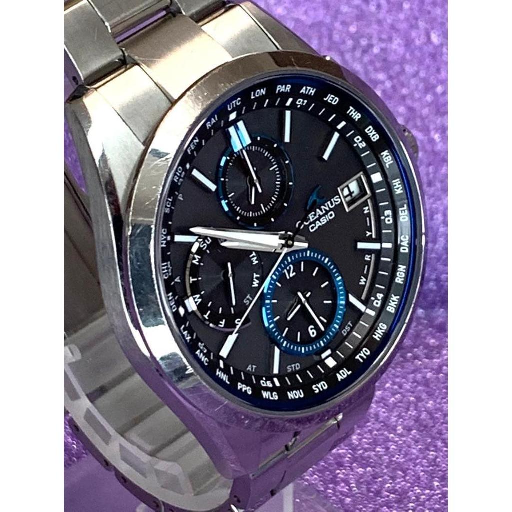 Used Casio Oceanus OCW-T2600-1AJF Solar Radio Controlled Men's Watch