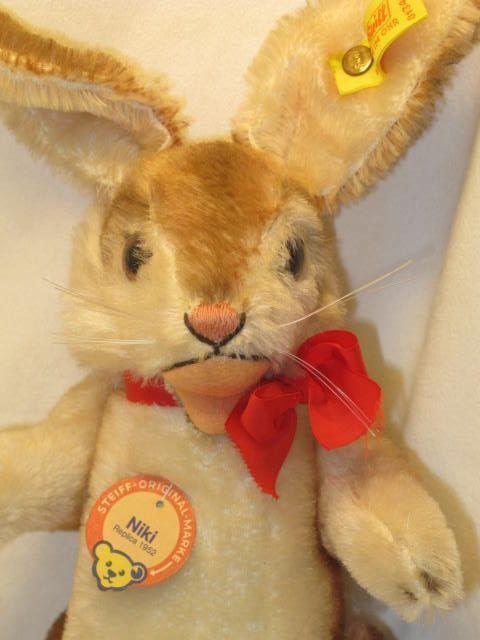 Steiff Limited 1952 Niki 1985 Edition "Replica Rabbit" 28cm