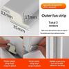 Seal Strip Set Windproof Soundproof Dustproof Self Adhesive Weather Stripping for Sliding Windows Doors Home Office Use