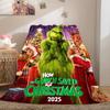 Christmas Gift Comedy Movie How the Grinch Stole Christmas blanket home warming, four season bed decoration sofa cover flannel throwing blanket K10