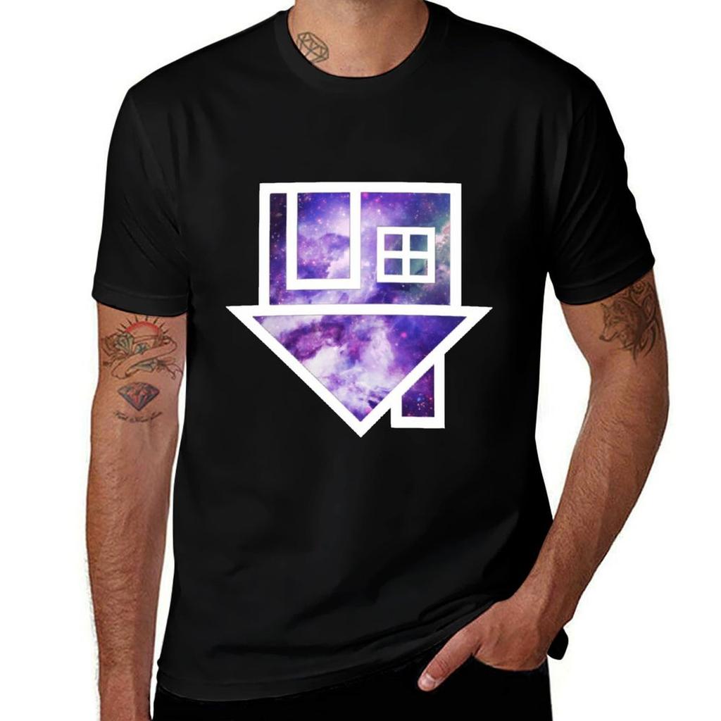 The Neighbourhood Logo (Galaxy Print) Tshirt Casual Everyday Short Sleeve Tshirt