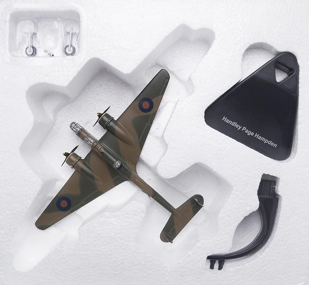 1/144 Scale Scale Model of the Royal Air Force Handley Page Hampden MKI 83 Bomber (1940) - Fully Assembled [Imported]