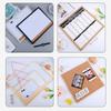 Wooden Frame DIY Cork Display Panel Wood Decorative Cork Board Hanging Soft Photo Background