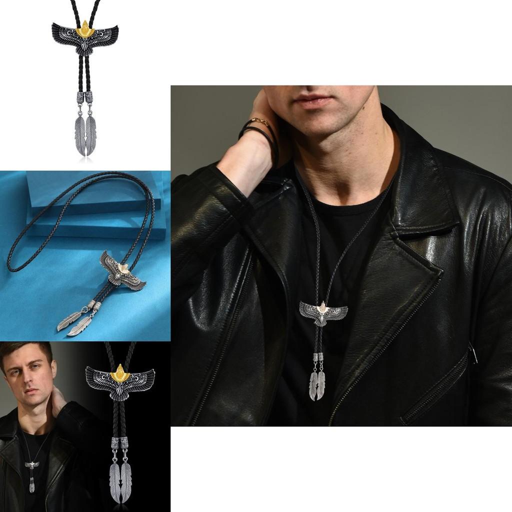 Eye-catching Retro Eagle Bolo Tie Fashionable Western Jewelry For Unisex Wear