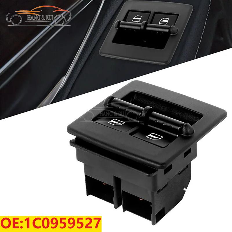 1C0959527 1C0959527A Power Master Window Switch (Driver Side) 8 P NEW Window Switch Left For 1998-2010 VW Volkswagen Beetle