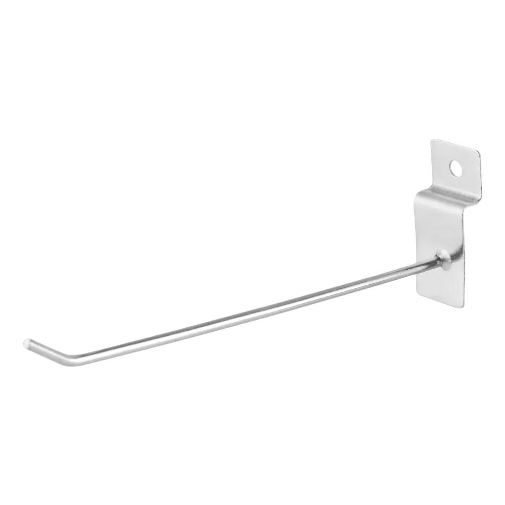 5Pcs Metal Convenient Perforated Hang Fits Holder Goods Shelf Display Hooks Retail Shop Peg Storage Racks