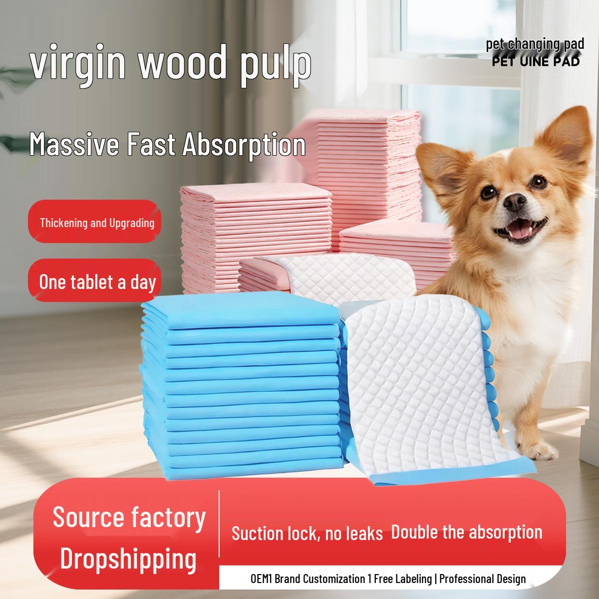 Disposable Dog Urine Pads with Pet Deodorant Economy S 33x45cm 20 pieces