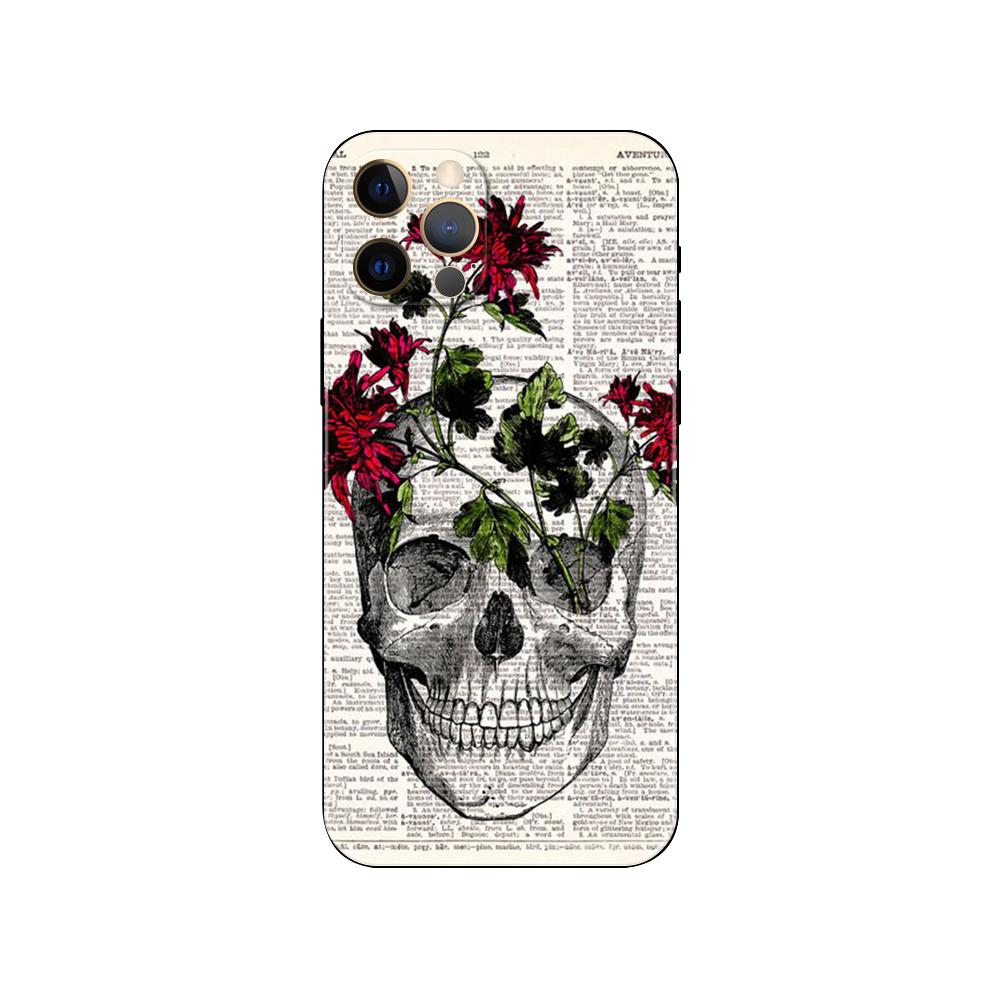 Heart Of Nature Human Anatomy Doctor Phone Case for Iphone 2020se 6 6s 7 8 Plus X 10 XR XS 11 12 13 Mini Pro MAX Black Tpu Back