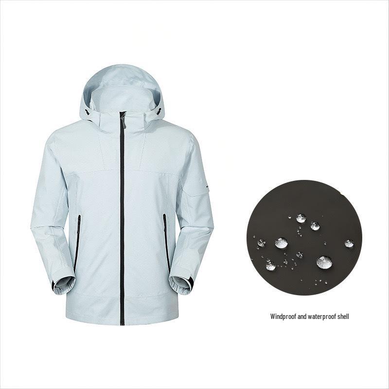 

Унисекс штормовая куртка 3-в-1: Дождестойкий, Ветрозащитный, Водонепроницаемый с Пуховым Утеплителем для Тепла - Идеально подходит для Тибета и Альпинизма. 3XL