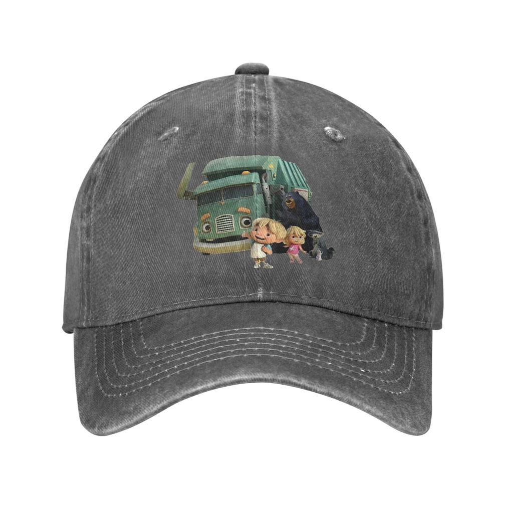 Trash Truck Netflix Denim Cap Casual Baseball Caps Adjustable Hat Summer Unisex Baseball Hats