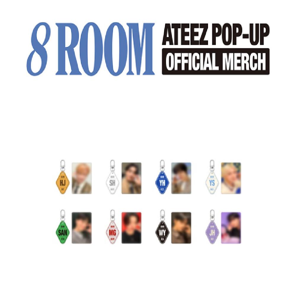 Pre-order ATEEZ 7th Anniversary POP-UP 8ROOM Key Ring