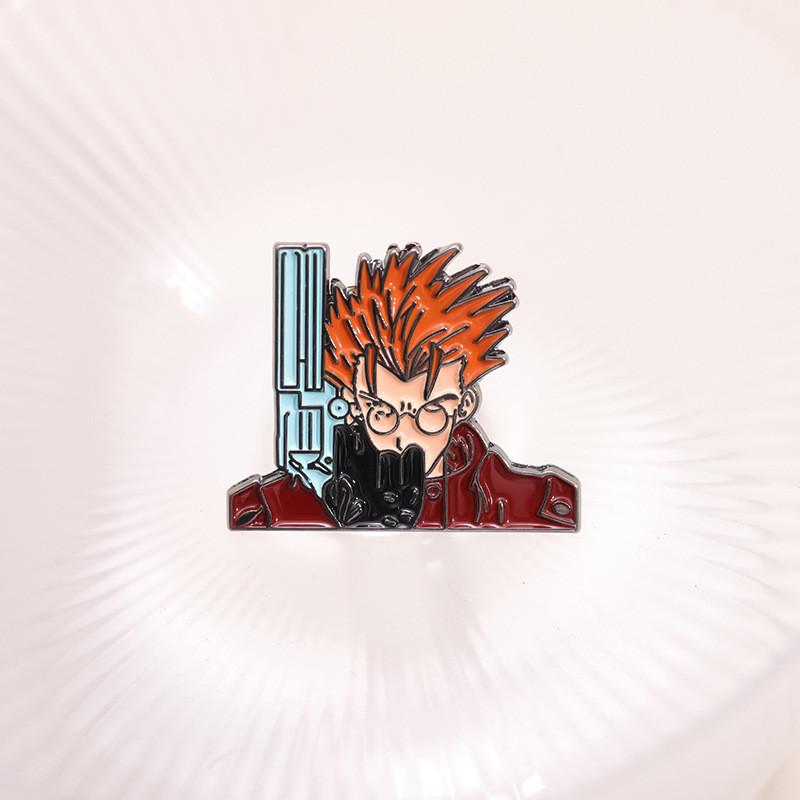 Anime Cartoon Eyecatching Character Brooch Colorful Unique Design For Stylish Decoration