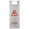 Panneau pliable - vidaXL - Caution Wet Floor - Acier inoxydable - Jaune - Brillant