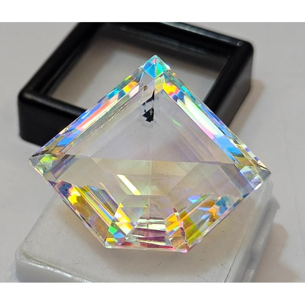 Natural Mystic Topaz Rainbow Color 51-52 Ct Fancy Cut Beautiful Loose Gemstone