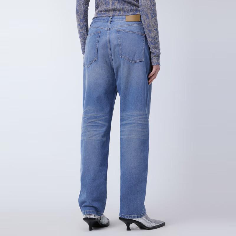 JNBY 24 Spring Washed Tapered Denim Jeans 5O1E10560