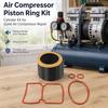 1Set Nitrile Rubber Cylinder Sleeve Kit Oil Free Cylinder Kit  for Mute Air Compressor Repair