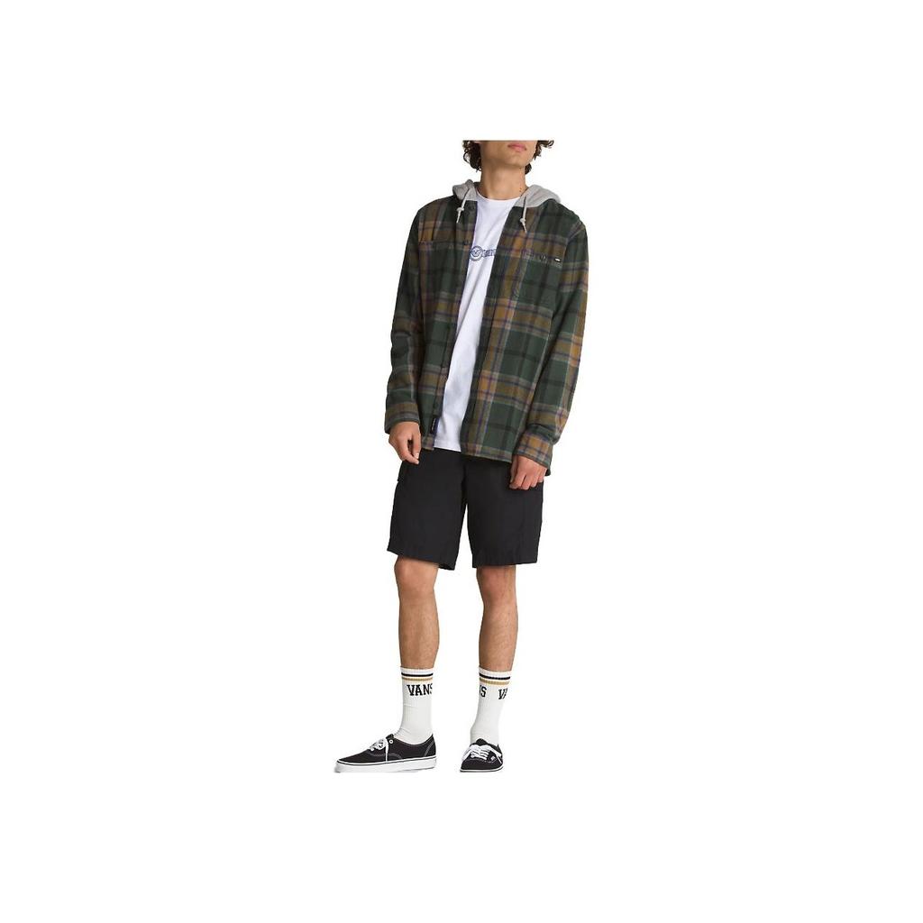 Vans Lopes Flanelová košile s kapucí a dlouhým rukávem Pánské košile VN000YE6CMD