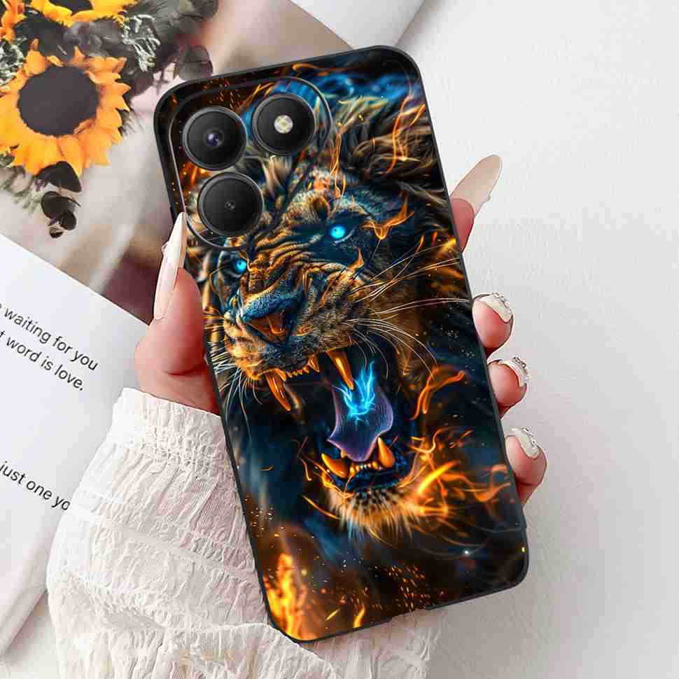 ShockProof Silicone Case For Tecno Pova 7 4G Cover Soft TPU Cases for Tecno Pova 7  Pova7 Neo 4G LJ6 Phone Cover Coque