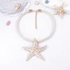 Trend Simple Fashion Ocean Leisure Vacation Wind Alloy Unique Starfish Pendant Necklace Earrings Jewelry