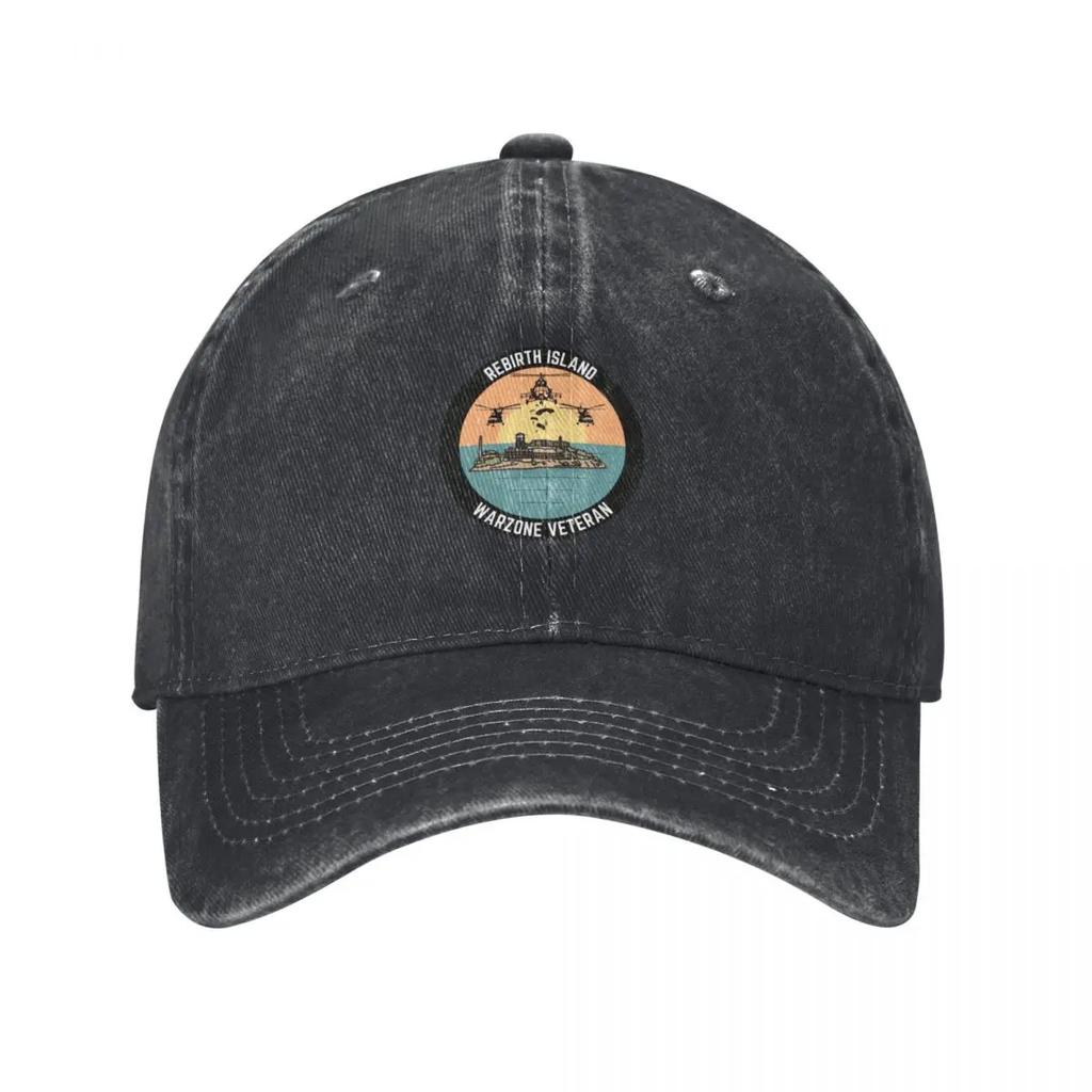 Rebirth Island Warzone Veteran Baseball Cap Trucker Hat Military Tactical Cap Military Cap Man black Girl'S Hats Men's