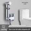 High-Pressure Stainless Steel Bidet Spray Set with Angle Valve