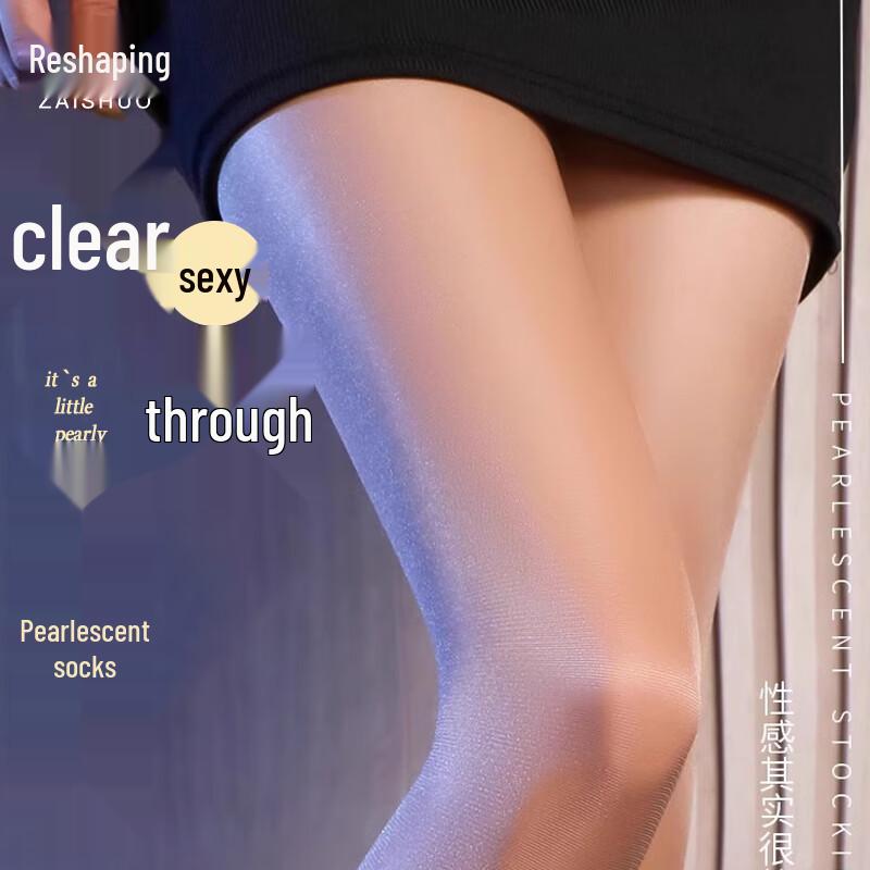 

Zaishuo Женские мерцающие колготки, устойчивые к зацепкам, ультратонкие One Size