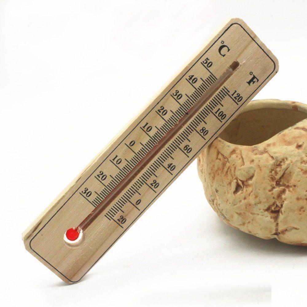 Wall Hanging Practical Room Wood Garage Indoor Direct Reading Type Logger Thermometers Wall-mounted