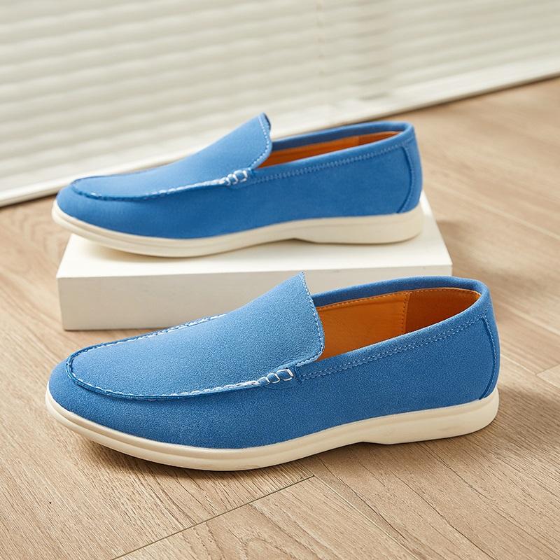 Luxury Designer Fashion New Suede Leather Casual Shoes For Men Slip On Loafter Formal Wedding Dress Homecoming Zapatos
