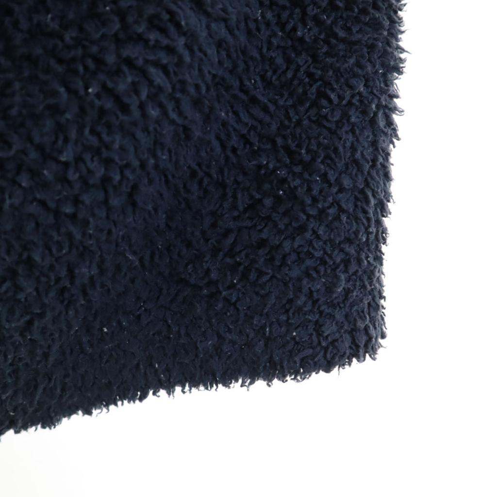 BAREFOOT DREAMS Long Sleeve Fluffy Zip Hoodie S Navy Roomwear Ron Herman Men's Used