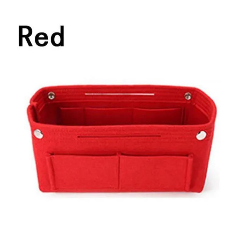 1 Pc Multi-Pocket Travel Insert Felt Organizer Bag Purse Handbag Portable Dorm Room Cosmetic Storage Bags Bathroom Organizer